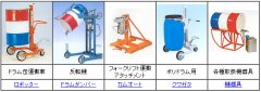 OSAKA TAIYU油桶叉车，托盘回转支承及升降台